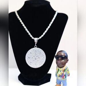 Sterling silver Aztec Pendant